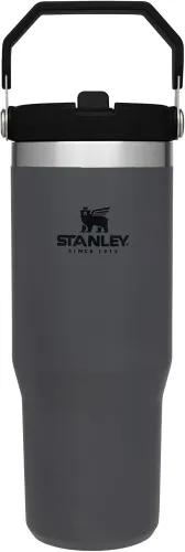STANLEY IceFlow Stainless Steel Tumbler with Straw, Vacuum Insulated Water Bottle for Home, Office or Car, Reusable Cup with Straw Leak Resistant Flip