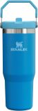 STANLEY IceFlow Stainless Steel Tumbler with Straw, Vacuum Insulated Water Bottle for Home, Office or Car, Reusable Cup with Straw Leak Resistant Flip