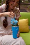 STANLEY IceFlow Stainless Steel Tumbler with Straw, Vacuum Insulated Water Bottle for Home, Office or Car, Reusable Cup with Straw Leak Resistant Flip