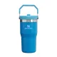 STANLEY IceFlow Stainless Steel Tumbler with Straw, Vacuum Insulated Water Bottle for Home, Office or Car, Reusable Cup with Straw Leak Resistant Flip