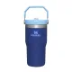 STANLEY IceFlow Stainless Steel Tumbler with Straw, Vacuum Insulated Water Bottle for Home, Office or Car, Reusable Cup with Straw Leak Resistant Flip