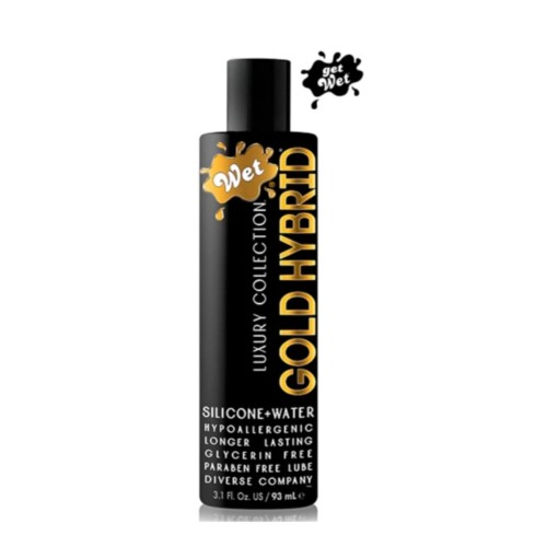 Wet Platinum Silicone-Based Lube for Men, Women & Couples, 3.1 Fl Oz - Ultra Long-Lasting & Water-Resistant Premium Personal Lubricant - Safe to Use with Latex Condoms - Non-Sticky & Hypoallergenic