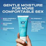 K-Y Jelly Water Based Lube For Sex, Anal Lube, Non-Greasy Water Based Personal Lubricant, pH Friendly Sex Lube Can Be Used With Sex Toys For Women & Male Sex Toys, Condom Friendly Personal Lube
