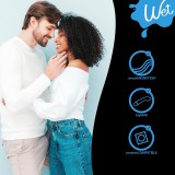 Wet Platinum Silicone-Based Lube for Men, Women & Couples, 9 Fl Oz - Ultra Long-Lasting & Water-Resistant Premium Personal Lubricant - Safe to Use with Latex Condoms - Non-Sticky & Hypoallergenic