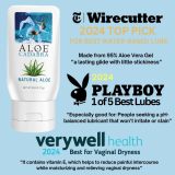 Aloe Cadabra Natural Water Based Personal Lubricant and Vaginal Moisturizer, Organic Aloe Lube for Men, Women and Couples, Non-Staining, pH Balanced