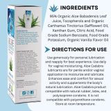 Aloe Cadabra Natural Water Based Personal Lubricant and Vaginal Moisturizer, Organic Aloe Lube for Men, Women and Couples, Non-Staining, pH Balanced
