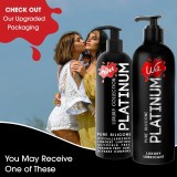 Wet Platinum Silicone-Based Lube for Men, Women & Couples,32 Fl Oz - Ultra Long-Lasting & Water-Resistant Premium Personal Lubricant - Safe to Use with Latex Condoms - Non-Sticky & Hypoallergenic