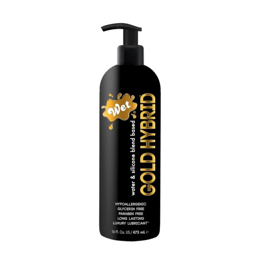 Wet Platinum Silicone-Based Lube for Men, Women & Couples, 16 Fl Oz - Ultra Long-Lasting & Water-Resistant Premium Personal Lubricant - Safe to Use with Latex Condoms - Non-Sticky & Hypoallergenic