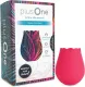 plusOne Rose Toy Vibrator for Women - Clitoral Stimulator Made of Body-Safe Silicone, IPX-7 Waterproof, USB Rechargeable & 10 Pulsing Settings, Red
