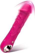 G Spot Dildo Vibrator - BGGOOD Adult Female Sex Toys with 10 Vibrations, Realistic Silicone Dildos Finger Vibrators for Multiple Stimulation, Clitoris Stimulator for Woman Sexual Pleasure(Pink)