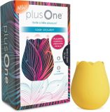 plusOne Rose Toy Vibrator for Women - Clitoral Stimulator Made of Body-Safe Silicone, IPX-7 Waterproof, USB Rechargeable & 10 Pulsing Settings, Red