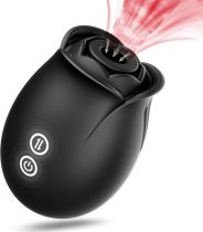 Sex Toys Rose Dildo Vibrator - Upgraded Adult Toys with 18 Sucking & Vibrating Modes for Women Clitoral Nipple, Rose Sucker Sex Toy Clitoral G Spot Vibrators for Woman Couples Adult Sex Games