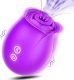 Sex Toys Rose Dildo Vibrator - Upgraded Adult Toys with 18 Sucking & Vibrating Modes for Women Clitoral Nipple, Rose Sucker Sex Toy Clitoral G Spot Vibrators for Woman Couples Adult Sex Games
