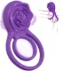 Vibrating Cock Ring with Rose Clitoral Stimulator, Pleasure Penis Ring Vibrator Couples Adult Sex Toys for Men Women, 7 Vibrations Male Couple Sex Toy