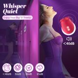 Sex Toys Rose Dildo Vibrator - Upgraded Adult Toys with 18 Sucking & Vibrating Modes for Women Clitoral Nipple, Rose Sucker Sex Toy Clitoral G Spot Vibrators for Woman Couples Adult Sex Games