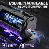 Automatic Male Masturbator Sex Toys for Men - Adult Toy Male Sex Toys with 7 Thrusting & 7 Rotating Modes,Hands Free Pocket Pussy Sex Machine with Visual Window & Suction Base Electric Penis Pump