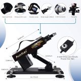 AUXFUN Sex Machine Automatic Love Machine,Thrusting Fuck Machine with 3XLR Connector Juguetes Sexuales Hands Free,Sex Toys Couple Adult Toys for Men&Women with 6 attachments