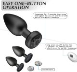 Anal Plug Sex Toys Vibrator- 3PCS Silicone Anal Toys Butt Plug Training Kit with Remote Control 10 Frequency Vibration, Vibrating Anal Plug and Prostate Massager, Adult Sex Toys and Games