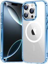 Temdan for iPhone 16 Pro Case Clear, [Compatible with Magsafe] Shockproof Slim Megnetic Phone Case for iPhone 16 Pro, Transparent