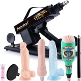AUXFUN Sex Machine Automatic Love Machine,Thrusting Fuck Machine with 3XLR Connector Juguetes Sexuales Hands Free,Sex Toys Couple Adult Toys for Men&Women with 6 attachments