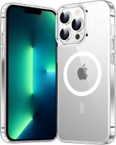 Temdan for iPhone 16 Pro Case Clear, [Compatible with Magsafe] Shockproof Slim Megnetic Phone Case for iPhone 16 Pro, Transparent
