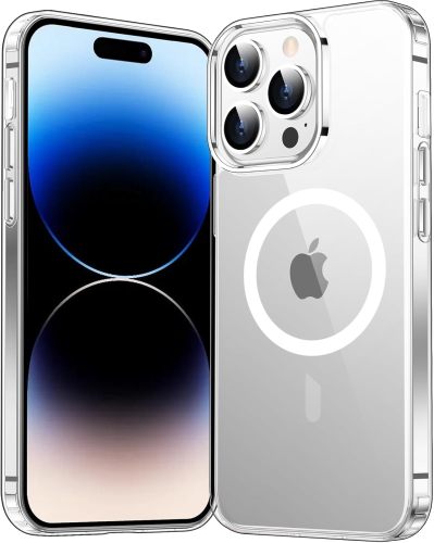 Temdan for iPhone 16 Pro Case Clear, [Compatible with Magsafe] Shockproof Slim Megnetic Phone Case for iPhone 16 Pro, Transparent