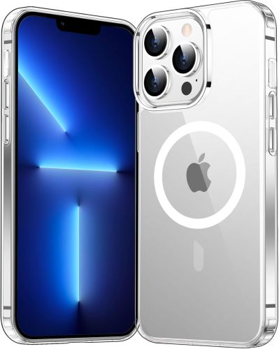 Temdan for iPhone 16 Pro Case Clear, [Compatible with Magsafe] Shockproof Slim Megnetic Phone Case for iPhone 16 Pro, Transparent