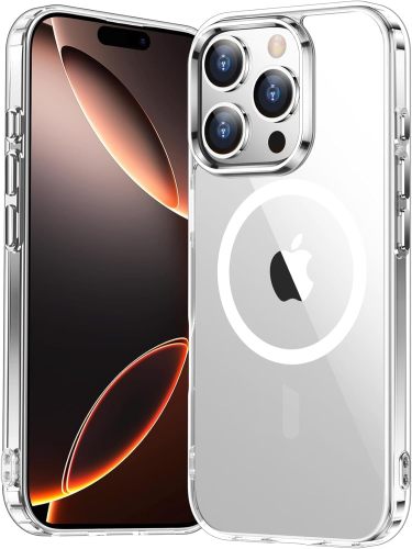 Temdan for iPhone 16 Pro Case Clear, [Compatible with Magsafe] Shockproof Slim Megnetic Phone Case for iPhone 16 Pro, Transparent