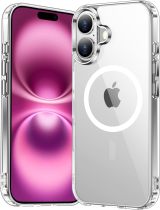 Temdan for iPhone 16 Pro Case Clear, [Compatible with Magsafe] Shockproof Slim Megnetic Phone Case for iPhone 16 Pro, Transparent