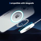 Temdan for iPhone 16 Pro Case Clear, [Compatible with Magsafe] Shockproof Slim Megnetic Phone Case for iPhone 16 Pro, Transparent