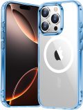 Temdan for iPhone 16 Pro Case Clear, [Compatible with Magsafe] Shockproof Slim Megnetic Phone Case for iPhone 16 Pro, Transparent