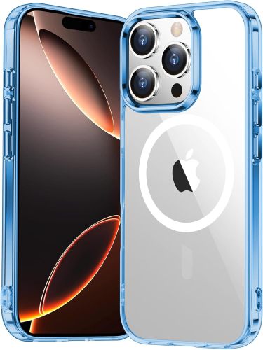 Temdan for iPhone 16 Pro Case Clear, [Compatible with Magsafe] Shockproof Slim Megnetic Phone Case for iPhone 16 Pro, Transparent