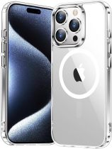 Temdan for iPhone 16 Pro Case Clear, [Compatible with Magsafe] Shockproof Slim Megnetic Phone Case for iPhone 16 Pro, Transparent
