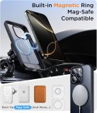 Temdan Magnetic Compatible with iPhone 16 Pro Case, [Built-in Invisible Kickstand][Compatible with MagSafe] [Military Grade Shockproof] Slim Translucent Matte Phone Case for iPhone 16 Pro 6.3 