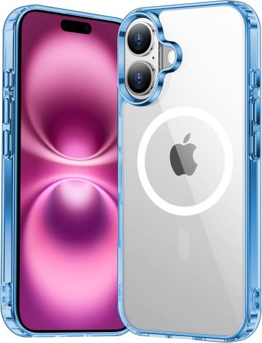 Temdan for iPhone 16 Pro Case Clear, [Compatible with Magsafe] Shockproof Slim Megnetic Phone Case for iPhone 16 Pro, Transparent