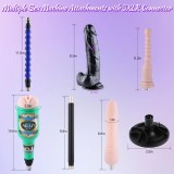 AUXFUN Sex Machine Automatic Love Machine,Thrusting Fuck Machine with 3XLR Connector Juguetes Sexuales Hands Free,Sex Toys Couple Adult Toys for Men&Women with 6 attachments