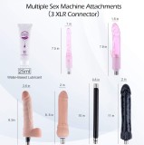 AUXFUN Sex Machine Automatic Love Machine,Thrusting Fuck Machine with 3XLR Connector Juguetes Sexuales Hands Free,Sex Toys Couple Adult Toys for Men&Women with 6 attachments