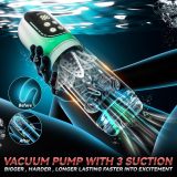 Automatic Male Masturbator Penis Pump, Male Sex Toys for Men Sex Toy Adult Toys Pocket Pussy Male Stroker Male Masturbators with 3 Pump & 7 Thrusting Rotating Vibrating Sucking Sex Games