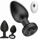 Anal Plug Sex Toys Vibrator- 3PCS Silicone Anal Toys Butt Plug Training Kit with Remote Control 10 Frequency Vibration, Vibrating Anal Plug and Prostate Massager, Adult Sex Toys and Games