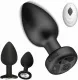 Anal Plug Sex Toys Vibrator- 3PCS Silicone Anal Toys Butt Plug Training Kit with Remote Control 10 Frequency Vibration, Vibrating Anal Plug and Prostate Massager, Adult Sex Toys and Games