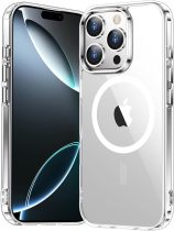 Temdan for iPhone 16 Pro Case Clear, [Compatible with Magsafe] Shockproof Slim Megnetic Phone Case for iPhone 16 Pro, Transparent