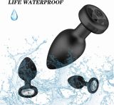 Anal Plug Sex Toys Vibrator- 3PCS Silicone Anal Toys Butt Plug Training Kit with Remote Control 10 Frequency Vibration, Vibrating Anal Plug and Prostate Massager, Adult Sex Toys and Games