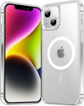 Temdan for iPhone 16 Pro Case Clear, [Compatible with Magsafe] Shockproof Slim Megnetic Phone Case for iPhone 16 Pro, Transparent