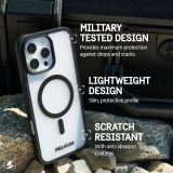 Pelican Ranger iPhone 16 Pro Case [Compatible with MagSafe] Rugged Magnetic Phone Case with 12ft Military-Grade Drop Protection - Heavy Duty Phone Cover for iPhone 16 Pro - Frosted Clear