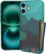 Smartish® iPhone 16 Pro Wallet Case - Wallet Slayer Vol. 1 [Slim + Protective] Credit Card Holder - Drop Tested Hidden Flip Card Slot Cover Compatible with Apple iPhone 16 Pro - Blues on The Green