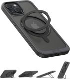 Anker Ultra Magnetic for iPhone 16 Pro Case with Sturdy 360° Ring Stand, Military-Grade Shockproof iPhone 16 Pro Kickstand Compatible with MagSafe(Black)