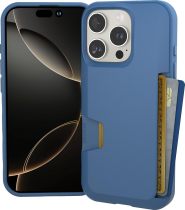 Smartish® iPhone 16 Pro Wallet Case - Wallet Slayer Vol. 1 [Slim + Protective] Credit Card Holder - Drop Tested Hidden Flip Card Slot Cover Compatible with Apple iPhone 16 Pro - Blues on The Green