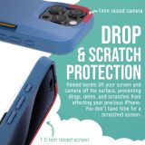Smartish® iPhone 16 Pro Wallet Case - Wallet Slayer Vol. 1 [Slim + Protective] Credit Card Holder - Drop Tested Hidden Flip Card Slot Cover Compatible with Apple iPhone 16 Pro - Blues on The Green