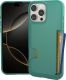 Smartish® iPhone 16 Pro Wallet Case - Wallet Slayer Vol. 1 [Slim + Protective] Credit Card Holder - Drop Tested Hidden Flip Card Slot Cover Compatible with Apple iPhone 16 Pro - Blues on The Green