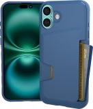 Smartish® iPhone 16 Pro Wallet Case - Wallet Slayer Vol. 1 [Slim + Protective] Credit Card Holder - Drop Tested Hidden Flip Card Slot Cover Compatible with Apple iPhone 16 Pro - Blues on The Green
